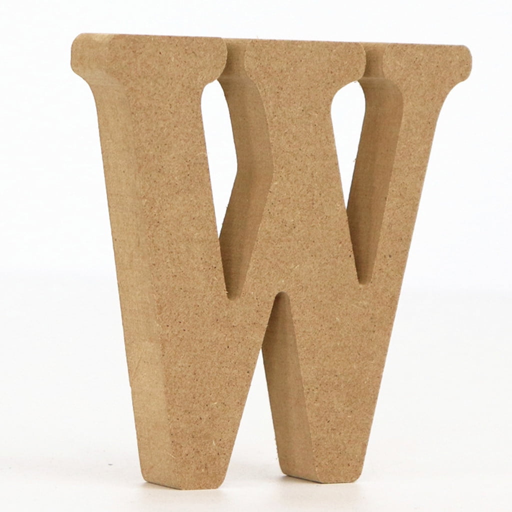 Walmart Letters SLYNSHome Wood Wooden Letters Log Alphabet Wedding Birthday Party Home ...