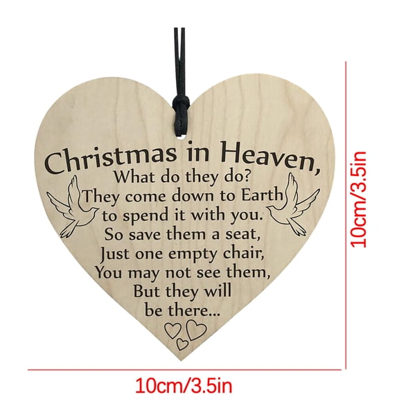 SLYNSHome Wooden Commemorative Wooden Sign Pendant