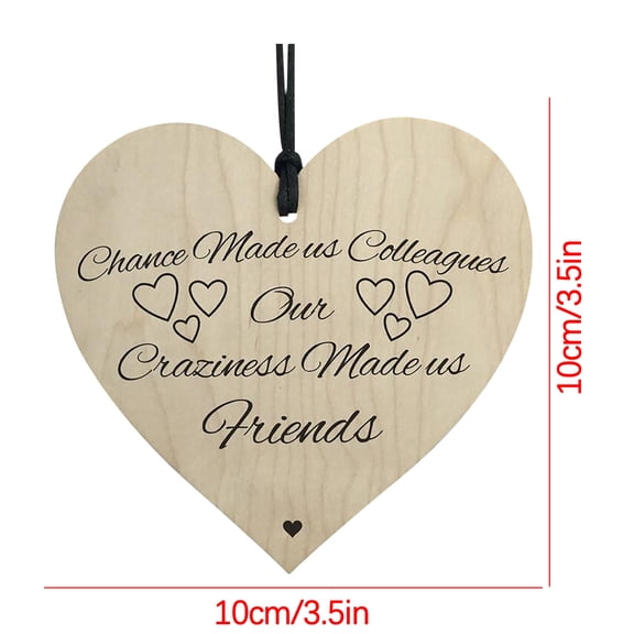 SLYNSHome Wooden Commemorative Wooden Sign Pendant
