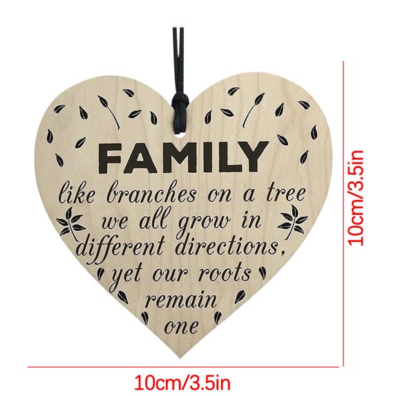 SLYNSHome Wooden Commemorative Wooden Sign Pendant