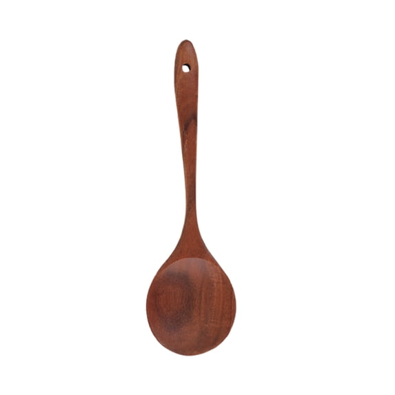 SLYNSHome Wooden Ladle Spoons for Kitchen Cooking Utensils,Soup Ladles - 9.2 inch - Spatula Turner Kitchen Tools for Stirring,Serving Soups