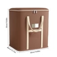 thumbnail image 1 of SLYNSHome Clothes Storage Bags Storage Containers with Reinforced Handle and Sturdy Zipper,Closet Organizer for Blanket, Comforter, Pillow, Bedding, 1 of 8