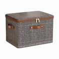 thumbnail image 1 of SLYNSHome Clothes Storage Bins Stackable Storage Box Foldable Clothing Storage Bins with Lids Storage Bags Fabric Box Organizer, 1 of 5