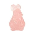 thumbnail image 1 of SLYNSHome Crystal Rabbit Figurines Pink Easter Bunny Figurine Decorations Art Animal Paperweight Easter Home Spring Decor Creative Gift, 1 of 7