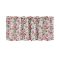 thumbnail image 1 of SLYNSHome Curtain Valance for Kitchen,Pink Wildflowers Spring Flower Print Plants Short Rod Pocket Window Curtain for Living Room,Bedroom,Bathroom, 1 of 7