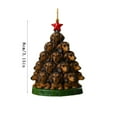 thumbnail image 1 of SLYNSHome Cute Dog Christmas Ornament,Puppy Acrylic Stacking Tree Hanging Ornament Animal Stack Pendant Gift for Dog Lover, 1 of 6