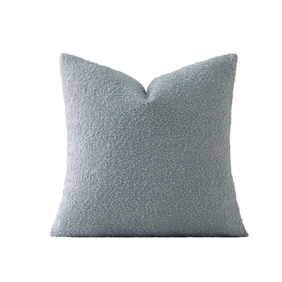 SLYNSHome Decorative Throw Pillow Cover 18x18 inch Pillowcases Soft Fleece Cushion Case for Bed Couch Living Room Light Blue