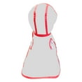thumbnail image 1 of SLYNSHome Dog Raincoat,Dog Hooded Slicker Poncho with Stripe Transparent Water Proof Resistant Rain Snow Clothes for Small Medium Large - M, 1 of 3