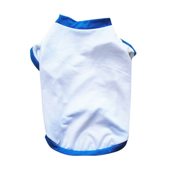 SLYNSHome Dog Shirts Pet Clothes,Puppy Vest T-Shirt Sleeveless Costumes Soft Breathable Apparel Outfits for Dogs & Cats - Blue - S