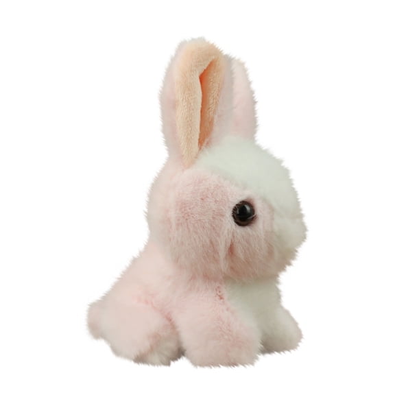 SLYNSHome Easter Bunny Decoration Brown Rabbit Plush Stuffed Animal Cute Soft Bunny Doll for Easter Birthday Gift Home Decor