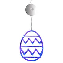 SLYNSHome Easter Decor Window Lights Blue Easter Eggs Decor LED Lights with Suction Cups Spring Decorations for Home
