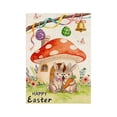 thumbnail image 1 of SLYNSHome Easter Garden Flag 12x18 Inch,Double Sided Bunny Rabbit Flag for Spring Yard Outdoor Decoration, 1 of 7