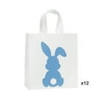 thumbnail image 1 of SLYNSHome Easter Gift Bags with Handles,Cute Rabbit Treat Bags for Party Favors Blue Easter Bunny Bags Tote Bag, 1 of 7
