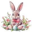 thumbnail image 1 of SLYNSHome Easter Window Clings Happy Easter Bunny Rabbit Egg Stickers for Glass Windows for Home Office, 1 of 7