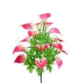 thumbnail image 1 of SLYNSHome Fake Flowers Calla Lily Pink Artificial Silk Flower Real Touch Flower for Spring Easter Home Kitchen Wedding Bouquet Bulk Mother's Gift Day Decorations, 1 of 7