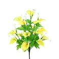thumbnail image 1 of SLYNSHome Fake Flowers Calla Lily Yellow Artificial Silk Flower Real Touch Flower for Spring Easter Home Kitchen Wedding Bouquet Bulk Mother's Gift Day Decorations, 1 of 7