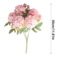 thumbnail image 1 of SLYNSHome Faux Hydrangeas Fake Flowers Pink Artificial Silk Hydrangea Flower Bouquets with Stems Arrangement for Home Wedding, 1 of 5