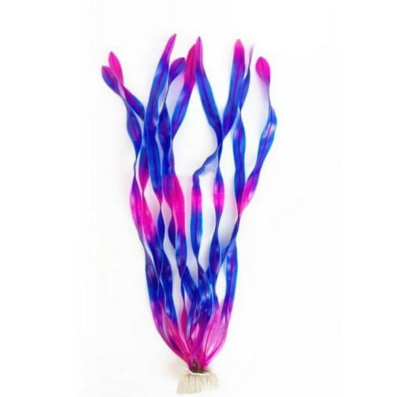 SLYNSHome Fish Tank Accessories Aquarium Decorations Plants,Green Grass Plants and Cave Rock Decor Plastic Plants