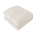thumbnail image 1 of SLYNSHome Fleece Throw Blanket for Couch Sofa Bed Queen Size Lightweight Breathable Throws White Plush Fluffy Decorative Blankets for All Season, 1 of 7