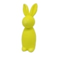 thumbnail image 1 of SLYNSHome Flocked Bunny Easter Decorations Yellow Pastel Rabbit Figurines for Easter Centerpieces Spring Home Tabletop Decor, 1 of 7