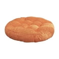 thumbnail image 1 of SLYNSHome Foam Seat Cushions Kitchen Chairs Pads for Dining Chairs Non Slip Patio Seat Cushions Washable Round Soft Thick Floor Cushions - Orange, 1 of 7