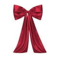 thumbnail image 1 of SLYNSHome Giant Bow Christmas Tree Topper Decoration Wine Big Bows for Room Wall Backdrop Ribbon Tie for Wedding Christmas Fall Birthday Party Supplies, 1 of 7