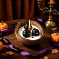 thumbnail image 1 of SLYNSHome Halloween Aromatherapy Candle, Coconut Shell Wax Scented Candle With Ghost Spider Pumpkin Figurines, Creative Gift For Holiday Home Decor Display,Black, 1 of 6