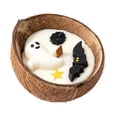 thumbnail image 1 of SLYNSHome Halloween Aromatherapy Candle, Coconut Shell Wax Scented Candle With Ghost Spider Pumpkin Figurines, Creative Gift For Holiday Home Decor Display,White, 1 of 6