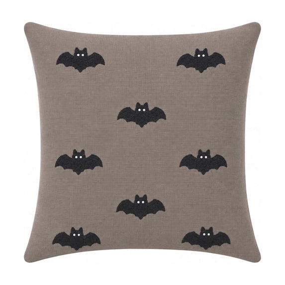 SLYNSHome Halloween Decorative Throw Pillow Cute Bat Print Soft Plush Cushion for Sofa Bed Living Room Home Decor