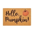 thumbnail image 1 of SLYNSHome Halloween Pumpkin Doormat, Black White Patterned Entryway Rug, Washable Non Slip Floor Mat for Bathroom Kitchen Living Room Indoor Outdoor Decor, 1 of 6