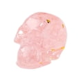 thumbnail image 1 of SLYNSHome Halloween Skulls Decoration,Natural Crystal Skulls Modern Skull Sculpture Statues Halloween Skull Figurines - Pink, 1 of 7