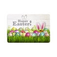 thumbnail image 1 of SLYNSHome Happy Easter Door Mat Decorative Bunny Welcome Doormat for Indoor Outdoor,Spring Floor Mat Non-Slip for Porch Entrance, 1 of 7