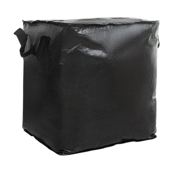 SLYNSHome Heavy Duty Storage Bags Extra Large Organizer with Reinforced Handles & Thickened Double Zipper for Clothes Toys Christmas Decor - Black