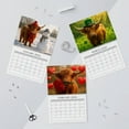 thumbnail image 1 of SLYNSHome Highland Cow Calendar 2026,Desk Calendar Desktop Monthly Calendar for Home & Office for Keeping Track of Important Dates, 1 of 3