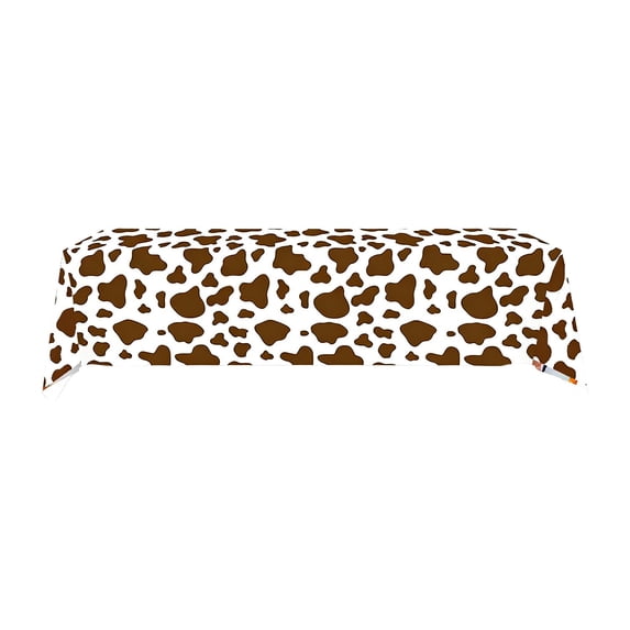 SLYNSHome Highland Cow Tablecloth Decorations Birthday Party Supplies Holy Cow Highland Themed Disposable Tablecover
