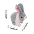 thumbnail image 1 of SLYNSHome Interactive Electronic Rabbit Pet,Cute Plush Bunny Toy with Sounds and Walking Birthday Gifts - Yellow, 1 of 3