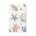 thumbnail image 1 of SLYNSHome Kitchen Towel,Ocean Themed Printed Coastal Lobster Seashell Hand Towel, Absorbent Soft Dish Cloth for Bathroom Kitchen Counter Home Decor, 1 of 6