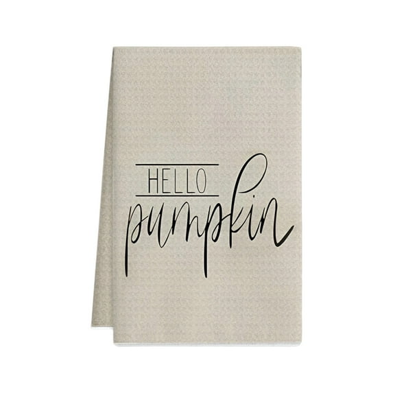 SLYNSHome Kitchen Towels for Thanksgiving Decorations,Fall Dish Hand Tea Towels for Autumn Absorbent Fast Drying Cloth for Bathroom Cooking