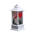 thumbnail image 1 of SLYNSHome LED Valentines Day Lanterns Decorations,White Vintage Lantern Decor Table Centerpieces for Holiday Party Valentines Gifts, 1 of 8