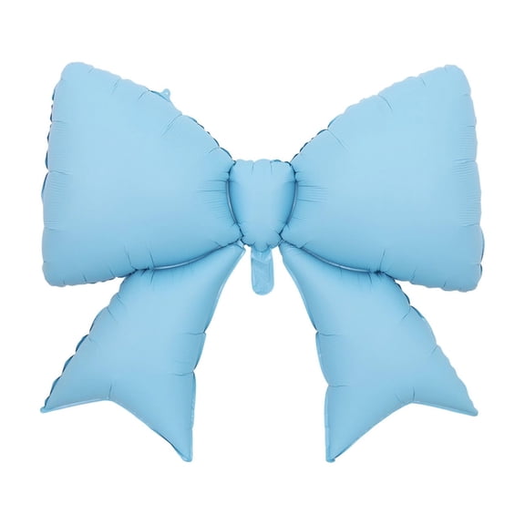 SLYNSHome Large Bow Balloons Birthday Party Supplies,Light Blue Bow Balloons Decoration Party Favors for Bridal Engagement Wedding Decor