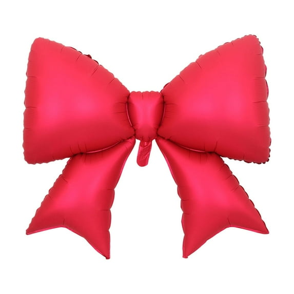 SLYNSHome Large Bow Balloons Birthday Party Supplies,Red Bow Balloons Decoration Party Favors for Bridal Engagement Wedding Decor