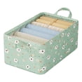thumbnail image 1 of SLYNSHome Large Clothes Organizer,Wardrobe Closet Organizer and Storage with Handles Foldable Fabric Closet Organizers Dividers for Clothing, Pants, Jeans, Sweater, T-shirts, 1 of 9