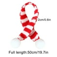 thumbnail image 1 of SLYNSHome Mini Christmas Scarves for Craft Tiny Snowman Scarves Knitted Scarf Doll Scarf Accessory Holiday Christmas Decor for DIY Art, 1 of 6
