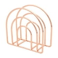 thumbnail image 1 of SLYNSHome Modern Metal Napkin Rack for Kitchen Space Saving Durable Iron Napkin Holder for Indoor Outdoor Use - Rose Gold, 1 of 6