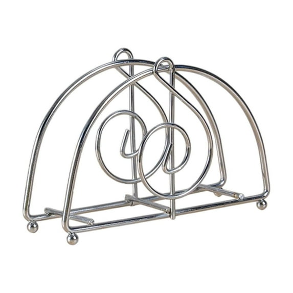 SLYNSHome Napkin Holder for Table,Stainless Steel Standing Napkin Dispenser for Kitchen Dining Farmhouse Cocktail Picnic Bar