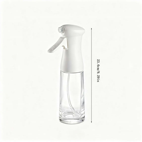 SLYNSHome Oil Sprayer for Cooking,Glass Olive Oil Sprayer Olive Oil Dispenser for Kitchen, Air Fryer, Salad, BBQ - White