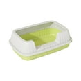 thumbnail image 1 of SLYNSHome Open Cat Litter Box Open Top Cat Litter Box Green Kitty Litter Pan, 1 of 7