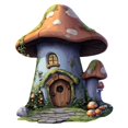 thumbnail image 1 of SLYNSHome Opening Fairy Door and Window,Wood Fairy Garden Accessories Mushrooms Door Landscape Ornaments for Outdoor Indoor Patio Yard Lawn, 1 of 7