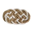 thumbnail image 1 of SLYNSHome Oval Cotton Linen Insulation Mat, Woven Braided Heat Pad for Kitchen Countertop and Dining Table, Decorative Non-Slip Placemat for Hot Plates Pots and Cookware, 1 of 5