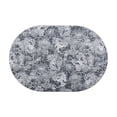 thumbnail image 1 of SLYNSHome Oval Shaped Thermal Insulation Pad, Heat-Resistant Tabletop Protector Mat, Non-Slip Grease-Proof Dining Placemat for Kitchen and Home Use,17.5*12 inch, 1 of 5